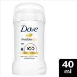 Dove Deodorant Stick Invisible Dry 40 Ml