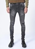 Aeropostale  Skinny Fit Antrasit Erkek Denim Pantolon I-EDPK119