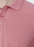 Fabrika Comfort Düz Gül Kurusu Erkek Polo T-Shirt NOBRO K CEPSIZ