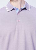 Fabrika Comfort Polo Yaka Düz Lila Erkek T-Shirt CM DS 01 02