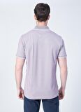 Fabrika Comfort Polo Yaka Düz Lila Erkek T-Shirt CM DS 01 02