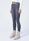Fabrika   Koyu Gri Kadın Denim Pantolon I-MS00005245