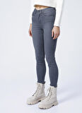 Fabrika   Koyu Gri Kadın Denim Pantolon I-MS00005245