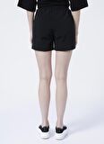 Black On Black Kadın Kısa Siyah Şort K-RAYON