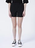 Black On Black Kadın Kısa Siyah Şort K-RAYON