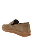 Fabrika Süet Bej Erkek Loafer BONOMO