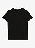 Discovery Expedition Siyah Erkek Çocuk Bisiklet Yaka Baskılı T-Shirt ROGERS BOY