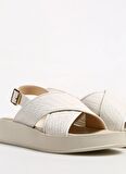 Ekru Kadın Sandalet ZOSI