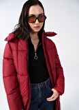 Fabrika Comfort Bordo Kadın Mont CM-DENDER