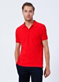 Fabrika Comfort Düz Kırmızı Erkek Polo T-Shirt NOBRO K CEPSIZ