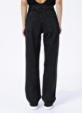 Black On Black  Siyah Mom Fit Kadın Denim Pantolon K-KEFA