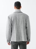 Fabrika Slim Fit Gri Erkek Düz Ceket ZEOS