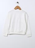 Limon Baskılı Kız Çocuk Ekru Sweatshırt BETTER GIRL
