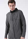Kapüşon Yaka Düz Gri Erkek Sweatmont ARTUS 1