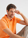 Fabrika Comfort Düz Nar Çiçeği Erkek Polo T-Shirt CM NOBRO K CEPSIZ