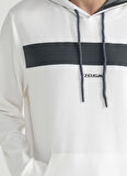 Fabrika Sports Kapüşon Yaka Düz Beyaz Erkek Sweatshırt SELAS