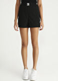 Kadın Siyah Şort K-RAYONA