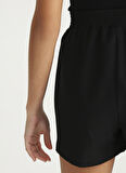 Kadın Siyah Şort K-RAYONA