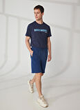 Aeropostale Lacivert Erkek Sweat Şort E-TORONTO