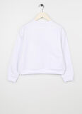 Aeropostale Ekru Kız Çocuk Bisiklet Yaka Uzun Kollu Baskılı Sweatshirt 23SAG-18