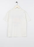 Limon Ekru Erkek Çocuk Bisiklet Yaka Oversize Baskılı T-Shirt FOLLOW BOY-23