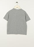 Aeropostale Baskılı Gri Melanj Kız Çocuk T-Shirt 23SAG-02