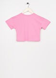 Aeropostale Pembe Kız Çocuk Bisiklet Yaka Kısa Kollu Baskılı T-Shirt 23SAG-83