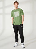 Discovery Expedition Haki Erkek Bisiklet Yaka Kısa Kollu Relaxed Baskılı T-Shirt HAMMER