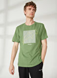 Discovery Expedition Haki Erkek Bisiklet Yaka Kısa Kollu Relaxed Baskılı T-Shirt HAMMER