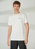 Discovery Expedition Bisiklet Yaka Baskılı Kırık Beyaz Erkek T-Shirt PERTA