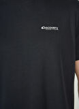 Discovery Expedition Siyah Erkek Bisiklet Yaka Kısa Kollu Relaxed Baskılı T-Shirt PERTA