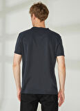 Discovery Expedition Siyah Erkek Bisiklet Yaka Kısa Kollu Relaxed Baskılı T-Shirt PERTA