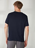 Discovery Expedition Lacivert Erkek Bisiklet Yaka Kısa Kollu Relaxed Baskılı T-Shirt ROTAN