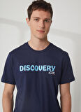 Discovery Expedition Lacivert Erkek Bisiklet Yaka Kısa Kollu Relaxed Baskılı T-Shirt HOLDEN