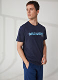 Discovery Expedition Lacivert Erkek Bisiklet Yaka Kısa Kollu Relaxed Baskılı T-Shirt HOLDEN