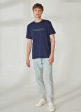 Discovery Expedition Lacivert Erkek Bisiklet Yaka Kısa Kollu Relaxed Baskılı T-Shirt WILD