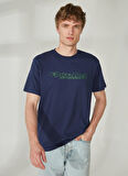 Discovery Expedition Lacivert Erkek Bisiklet Yaka Kısa Kollu Relaxed Baskılı T-Shirt WILD