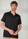 Siyah Erkek Polo Yaka Kısa Kollu Relaxed Polo T-Shirt NEWPOLO
