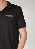 Siyah Erkek Polo Yaka Kısa Kollu Relaxed Polo T-Shirt NEWPOLO