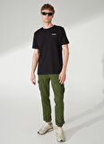 Discovery Expedition Siyah Erkek Bisiklet Yaka Kısa Kollu Relaxed Baskılı T-Shirt SAWA