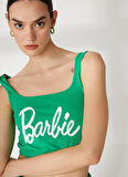 Barbie Yeşil Kadın Baskılı Bralet Sütyen 23KB-01