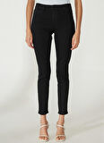 Guess Normal Bel Normal Paça Dar Siyah Kadın Denim Pantolon 1981 SKINNY - ECO NEW CARRIE B. SS