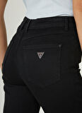 Guess Normal Bel Normal Paça Dar Siyah Kadın Denim Pantolon 1981 SKINNY - ECO NEW CARRIE B. SS
