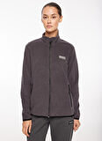Antrasit Kadın Kapüşonlu Polar Sweatshırt D3WL-SWT27