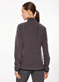 Antrasit Kadın Kapüşonlu Polar Sweatshırt D3WL-SWT27