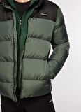 New Brand Koyu Yeşil - Siyah Erkek Mont D3WM-MNT20