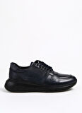 F By Fabrika Lacivert Erkek Deri Sneaker FATANILY