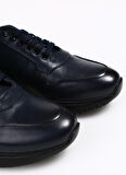 F By Fabrika Lacivert Erkek Deri Sneaker FATANILY