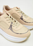 F By Fabrika Bej Kadın Sneaker