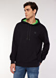 Fabrika Sports Kapüşon Yaka Düz Lacivert Erkek Sweatshırt FS3WM-SWT250
